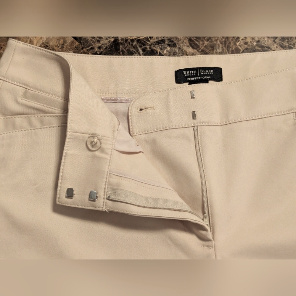 White House Black Market Perfect Form Mini Boot Shell Color Pants - Picture 6 of 7
